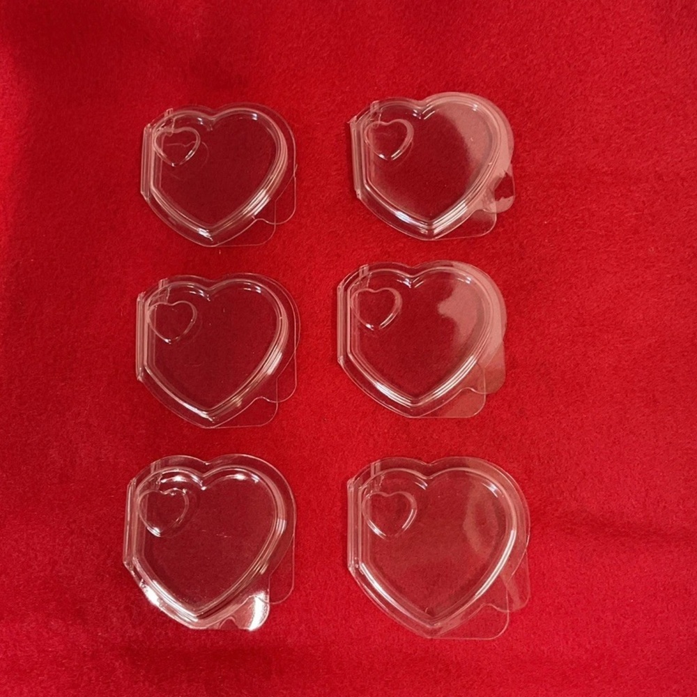 SALE🌟Set of 12-Plastic Locket Style Ty Beanie Babies Heart Tag Protective Covers